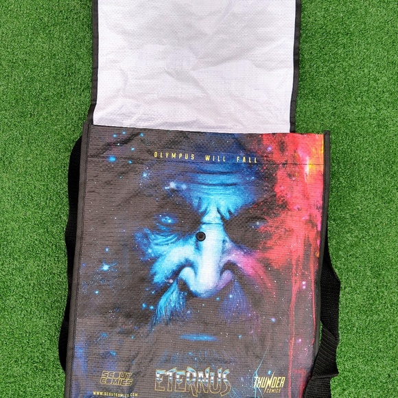 SDCC 2022 Scout/Thunder Comics ETERUS Olympus Will Fall Medusa/Zeus Tote Bag New - Picture 6 of 7